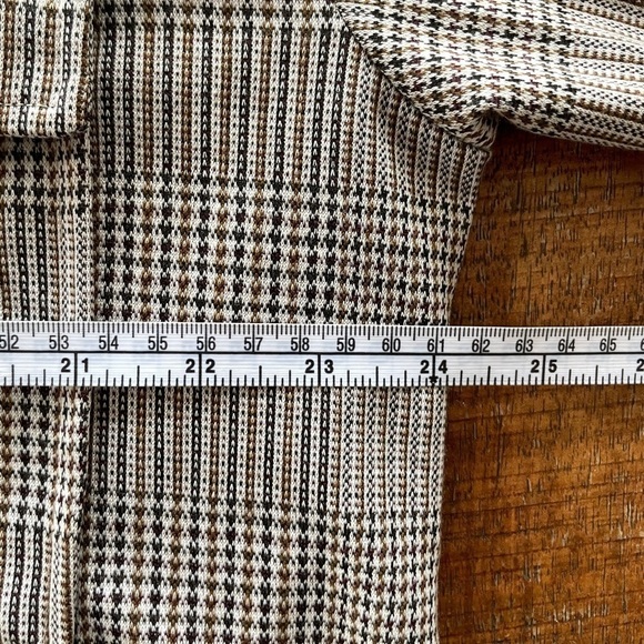 Nwot Guilty Brow Black Herringbone Button Up Shacket Women's XL - Picture 8 of 13